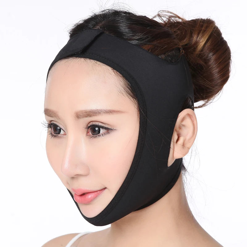 Elastic Face Slimming Bandage lifts & tones your chin and cheeks