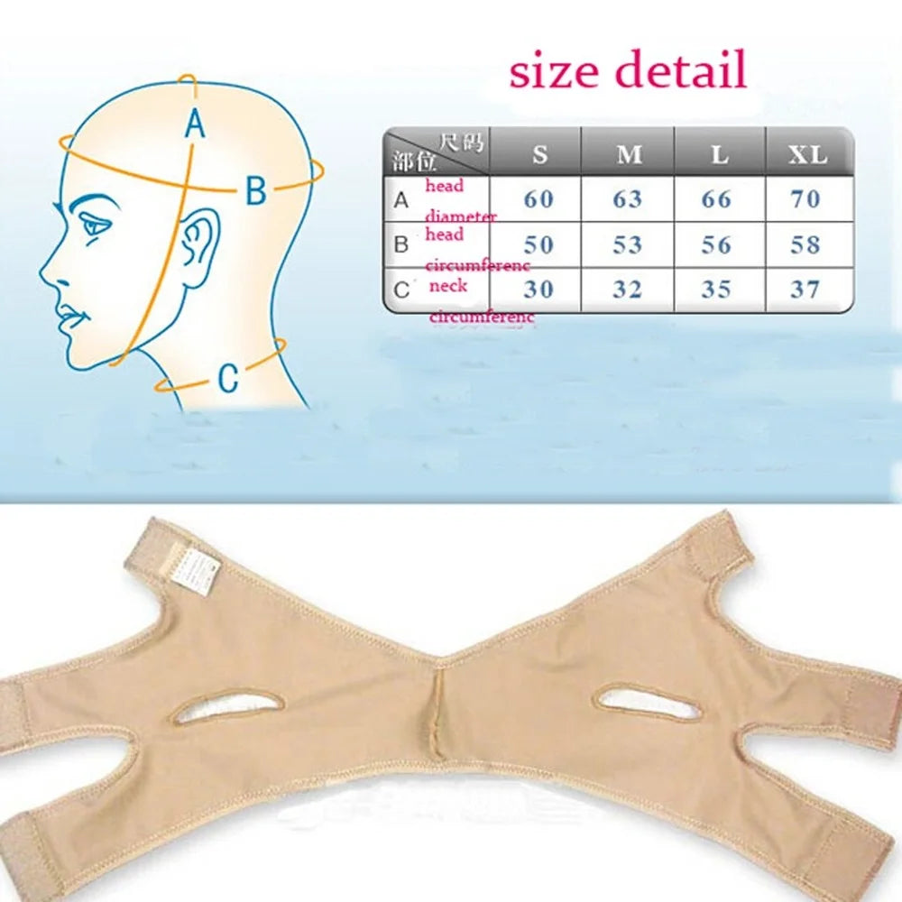 Elastic Face Slimming Bandage lifts & tones your chin and cheeks