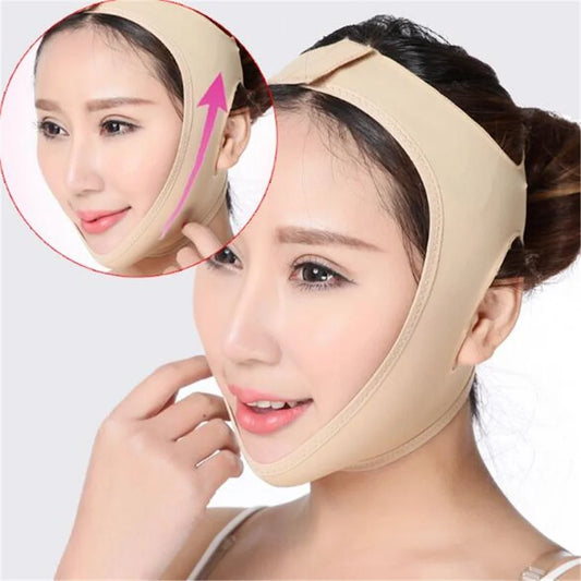 Elastic Face Slimming Bandage lifts & tones your chin and cheeks